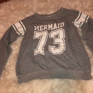 Billa Bong Grey Mermaid Sweatshirt